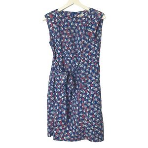 River Island Heart Printed Wrap Dress Size 4 Print Pattern Bright Cute